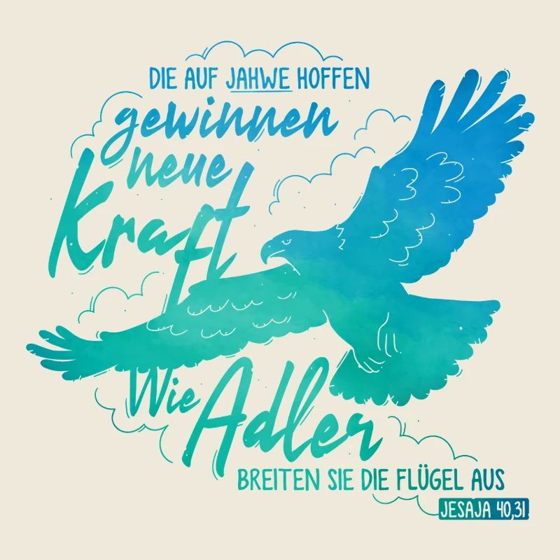 Ésaïe 40:31 - Comme un lettrage d’aigle
