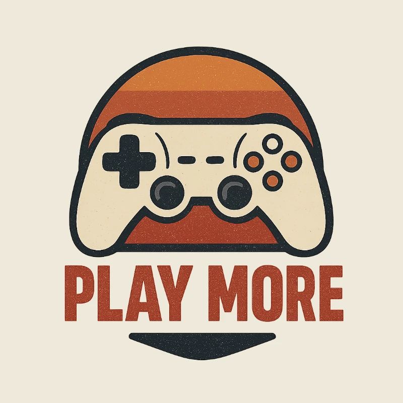Motif de manette rétro
