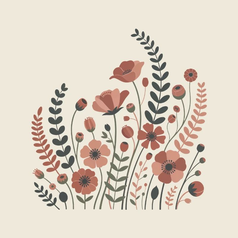 Boho Flowers – Blooming Harmony
