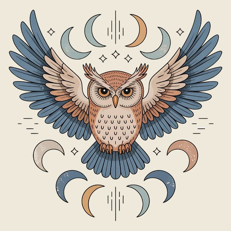 Boho Eule