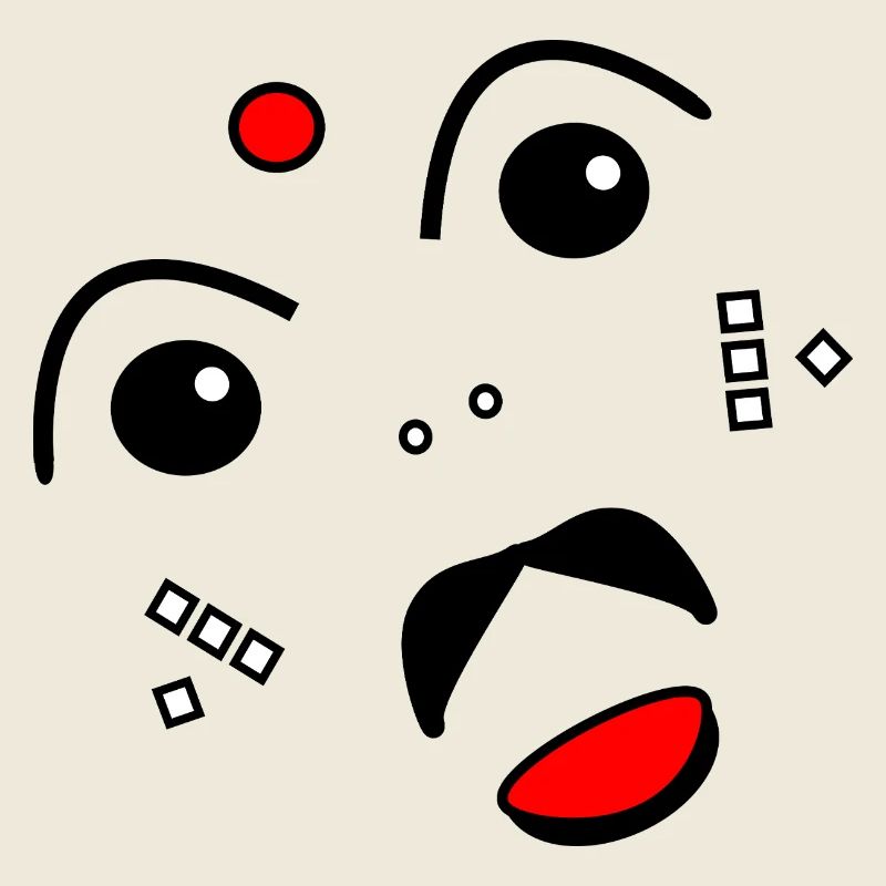 Visage stylisé