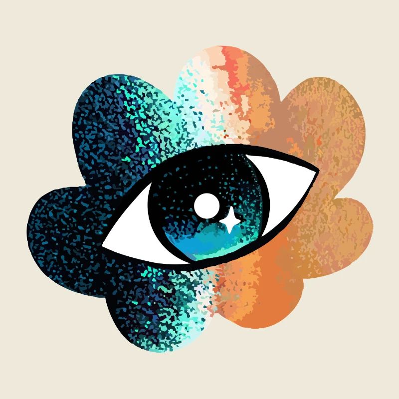 Kosmische Augenblüte