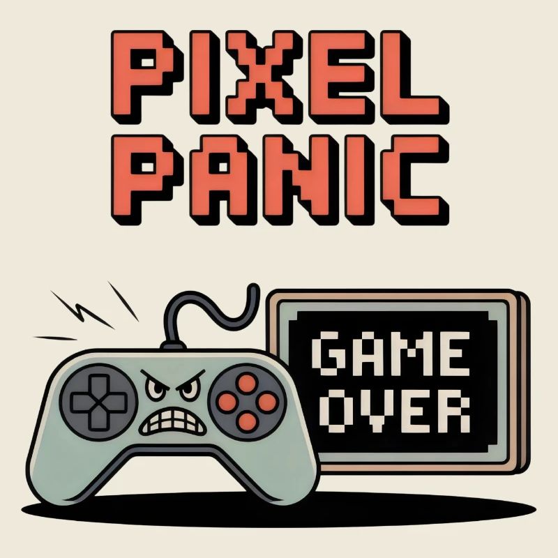 Pixel Panic – Game Over Rage Modus