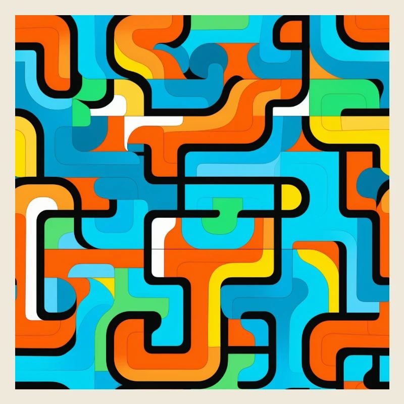 Lebendige Geometrie Farbspiel