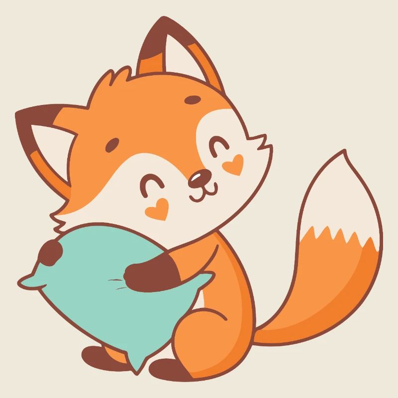 Pastel Cuddly Fox