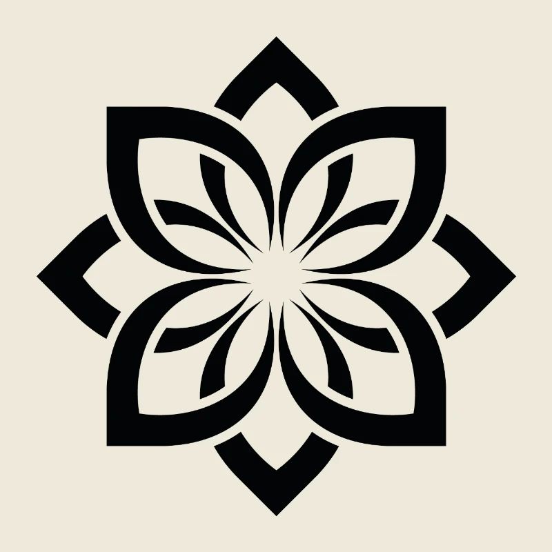 Mandala Chogan des Fleurs Géométriques