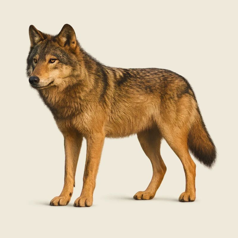 Loup dans la nature sauvage