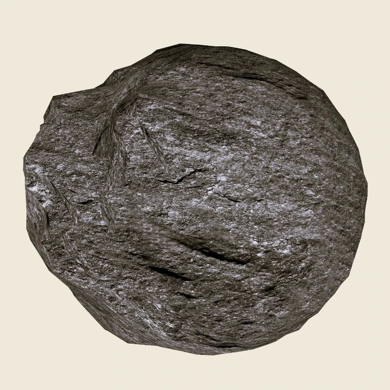 Texture de granit de boule de roche brute