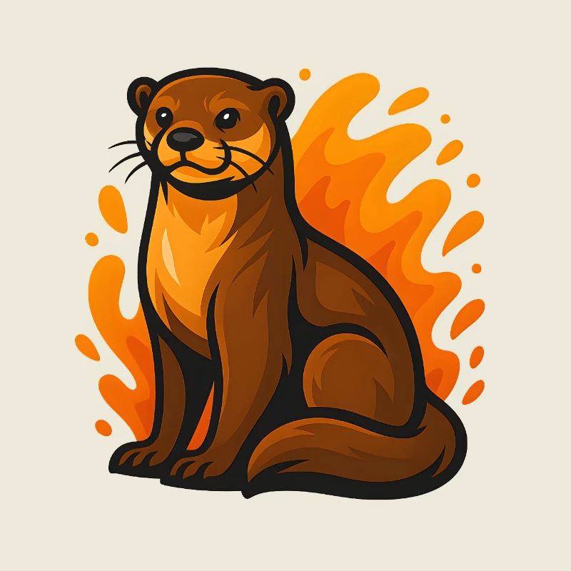 Flammender Otter