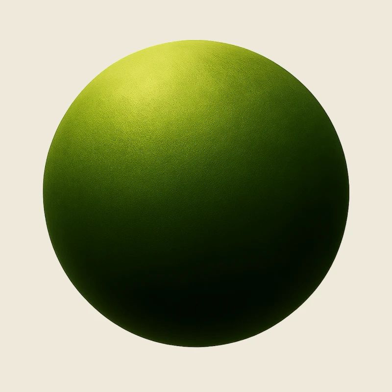 Boule Émeraude Ombre Lumière