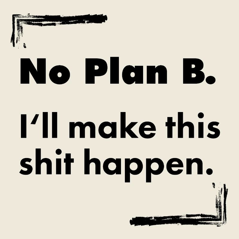 Pas de plan B – Faute de frappe nette disant minimaliste