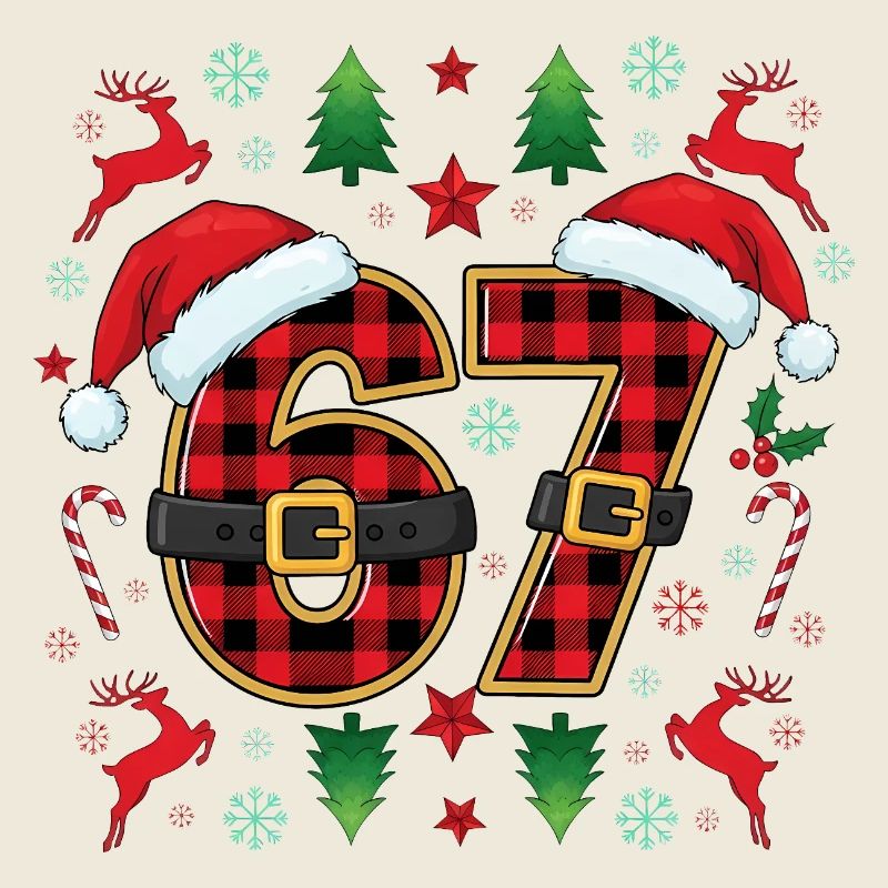 67 Christmas Plaid Numéro Viral Mème