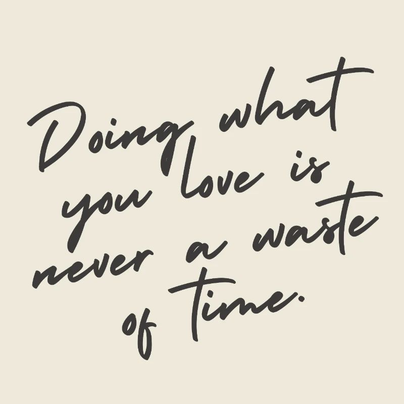 Faites ce que vous aimez – Citation de lettrage à la main