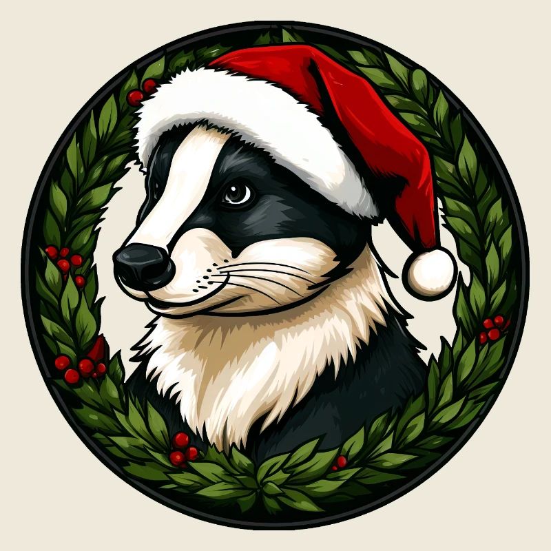 Weihnachten Dachse