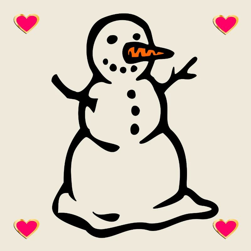 Snowman Heart