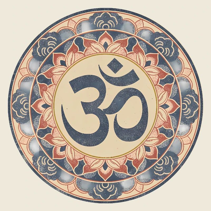 Om Mandala Zen Pattern