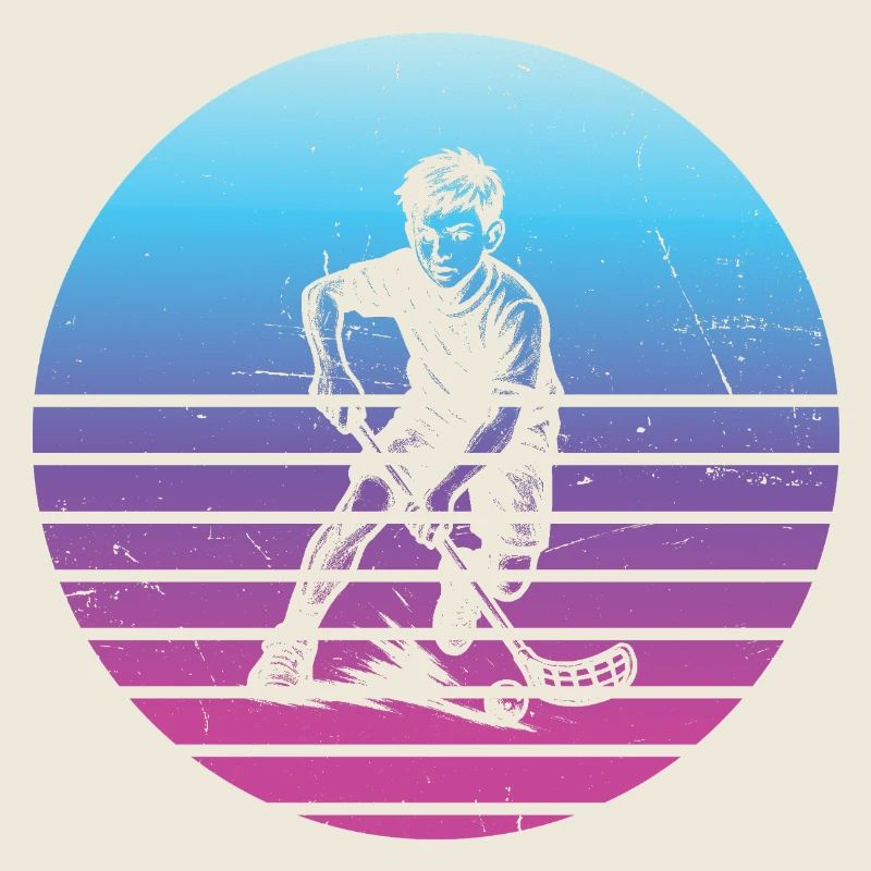 Conception compacte de floorball pour floorball