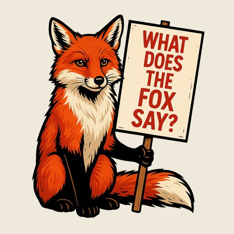 Fox with Shield – What Does the Fox Say