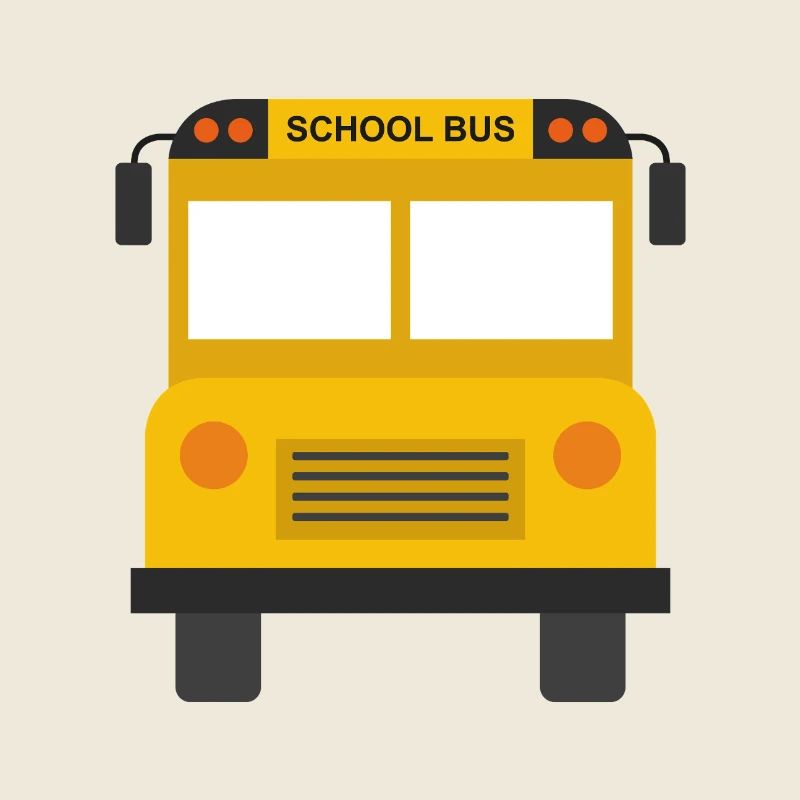 School bus front