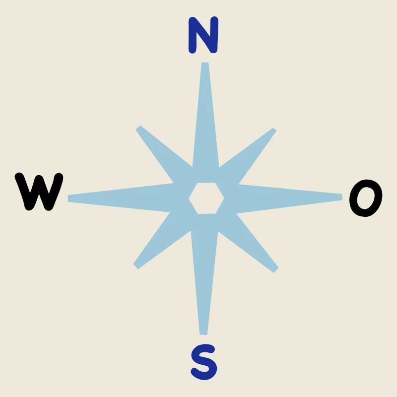 Compass Cardinal Directions Star Compass Maritime