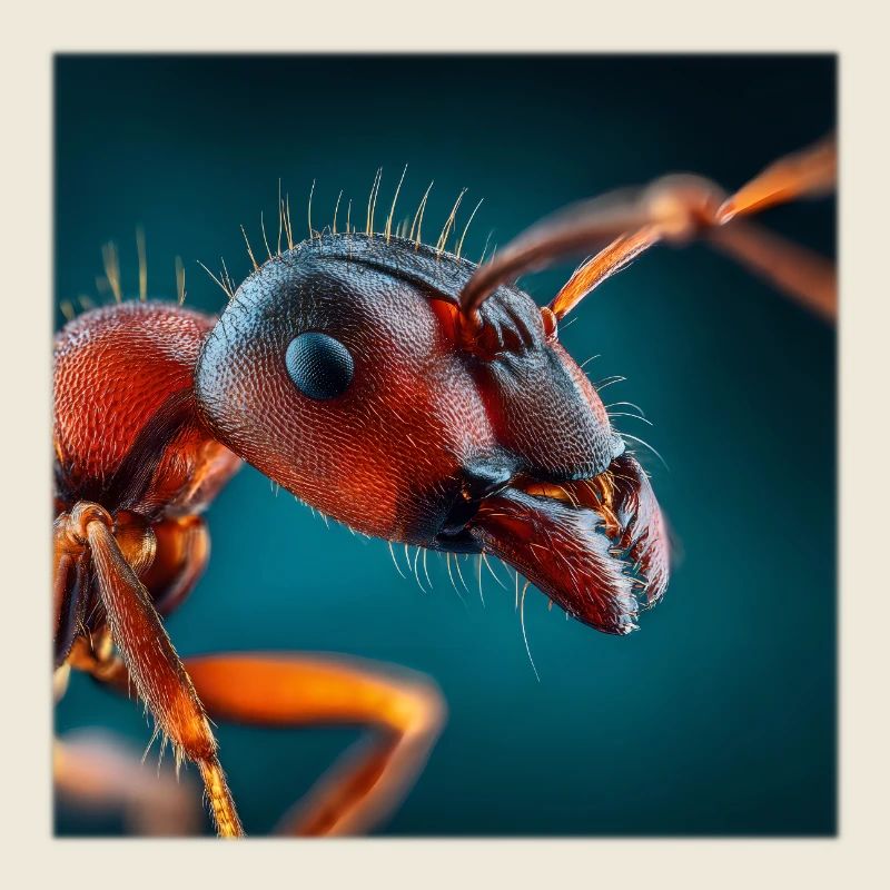 Portrait macro de fourmis réalistes Faune
