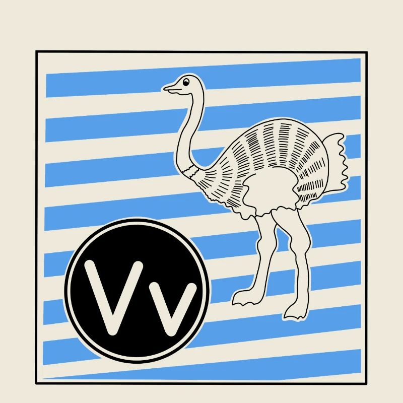 V wie Vogelstrauß