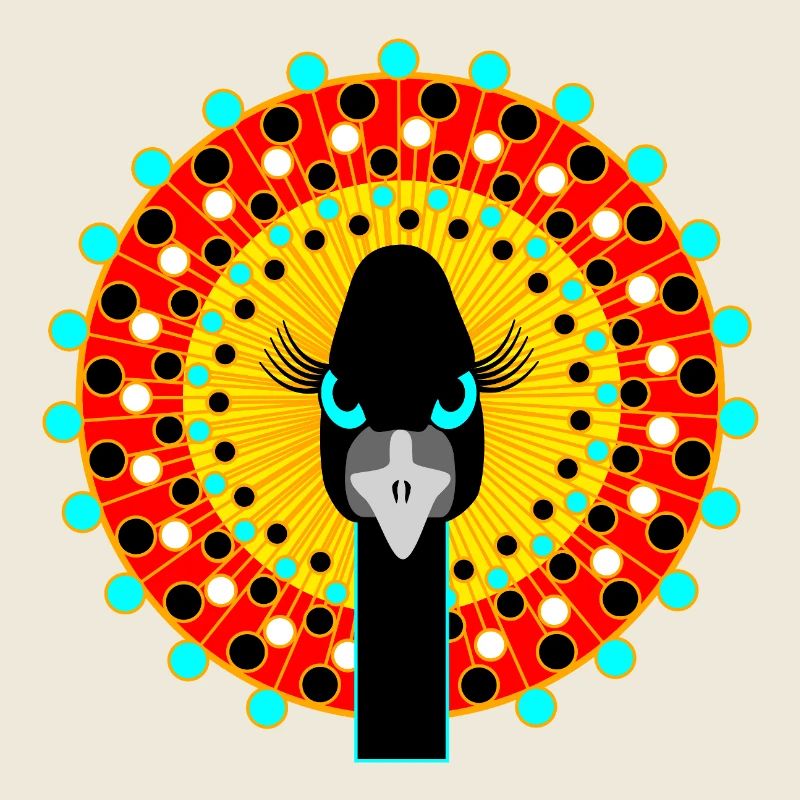 Vogel mit Attitüde.