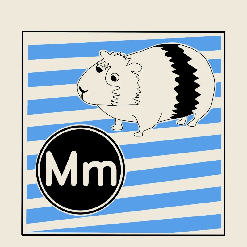 M pour cochon d’Inde