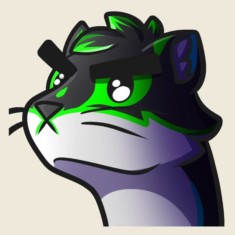 Loup Neon Graphique
