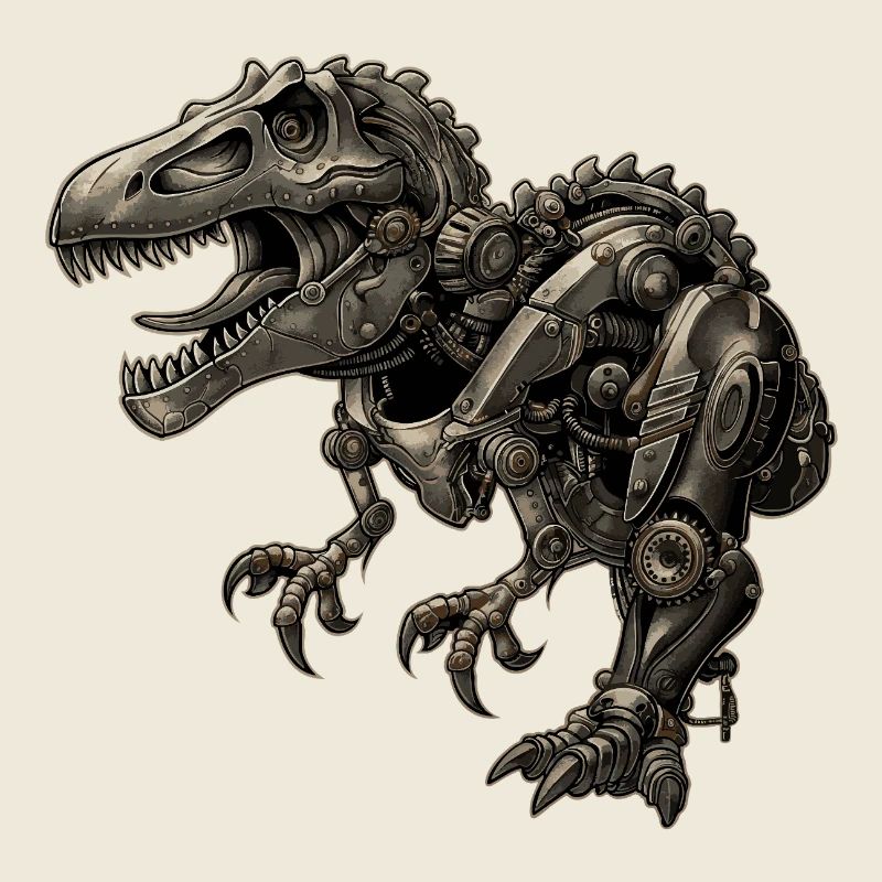 Mechanischer Dinosaurier – Roboter T-Rex