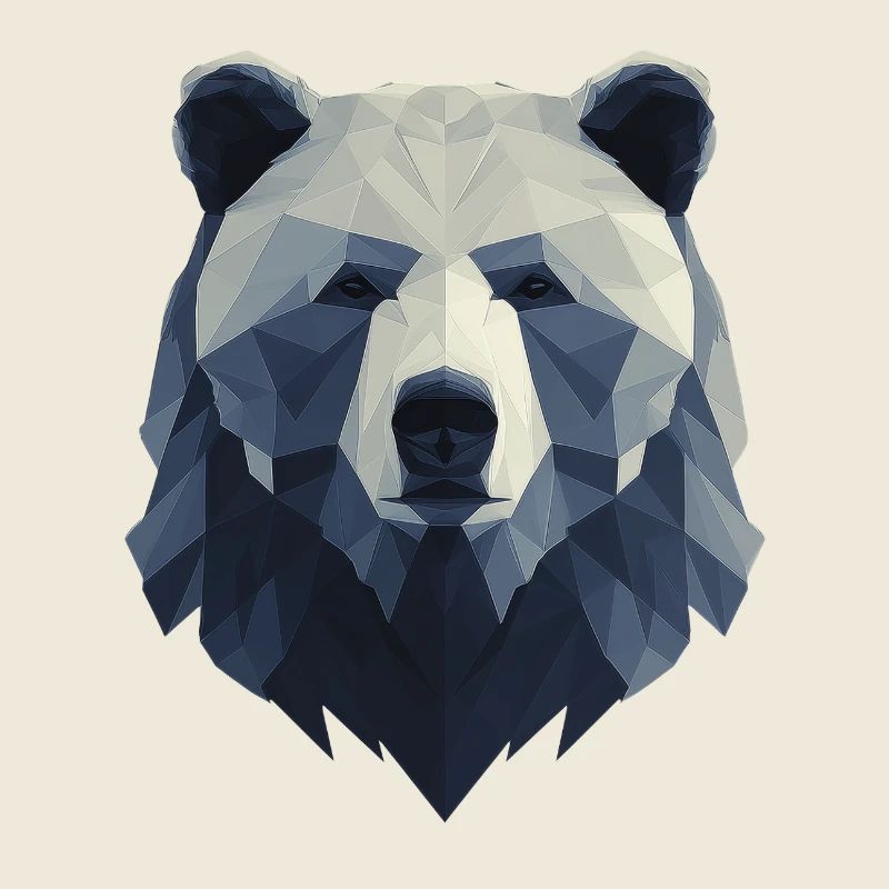 Bear Head, Strong Bear Design, Power Symbol