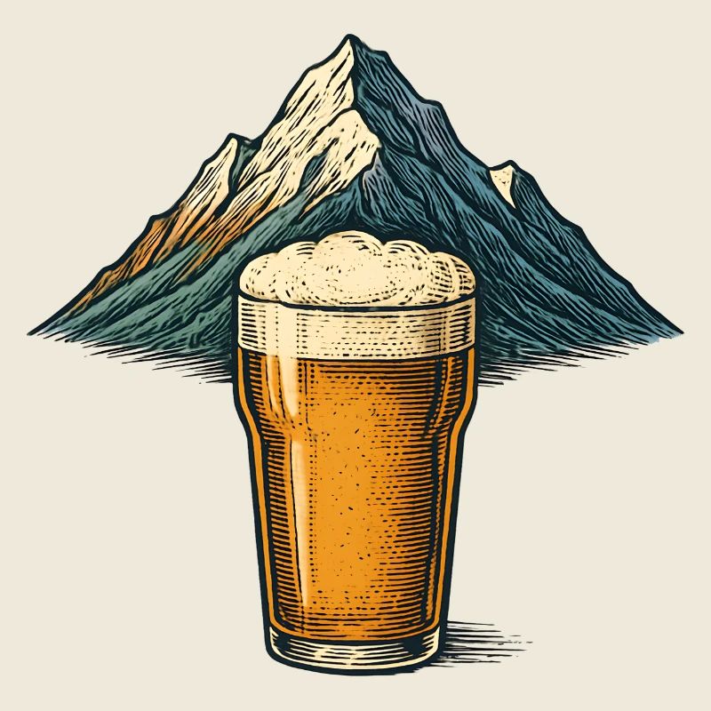 Bergbier Berglandschaft