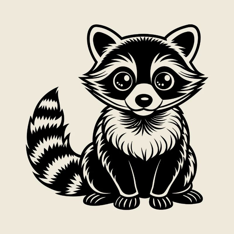 Baby-Waschbär