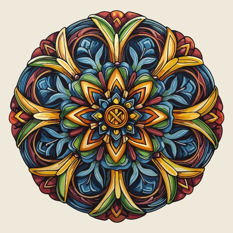 Kaléidoscope du Mandala des Fleurs