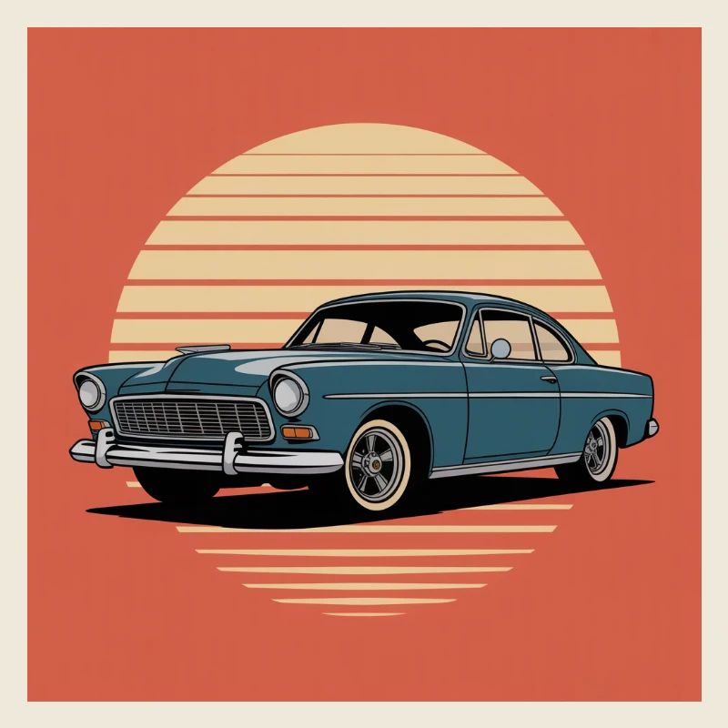 Voiture ancienne Sunset Drive