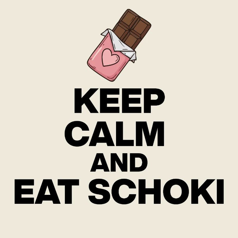 KEEP CALM AND EAT CHOCOLATE, CHOCOLATE JUNKIE GIFT