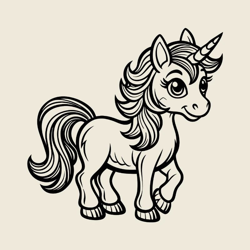 Bébé licorne