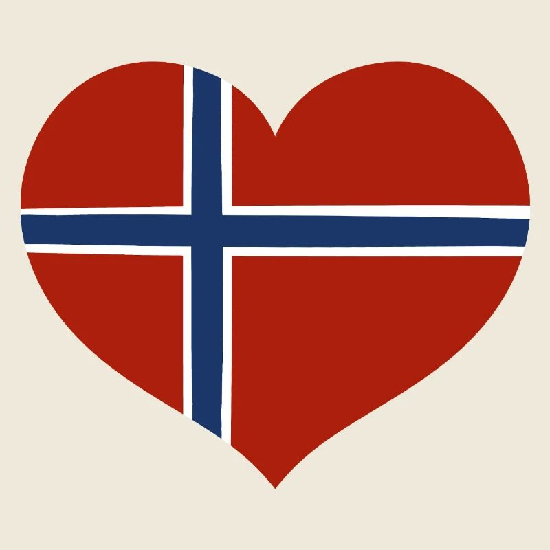 Norwegisches Flaggenherz