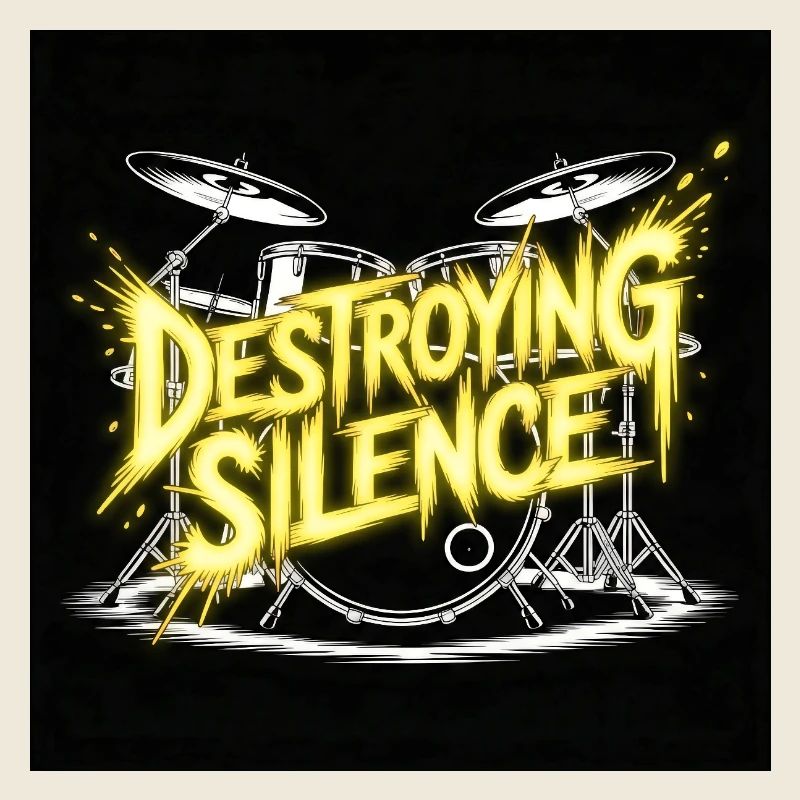 Schlagzeuger Drumset Design 