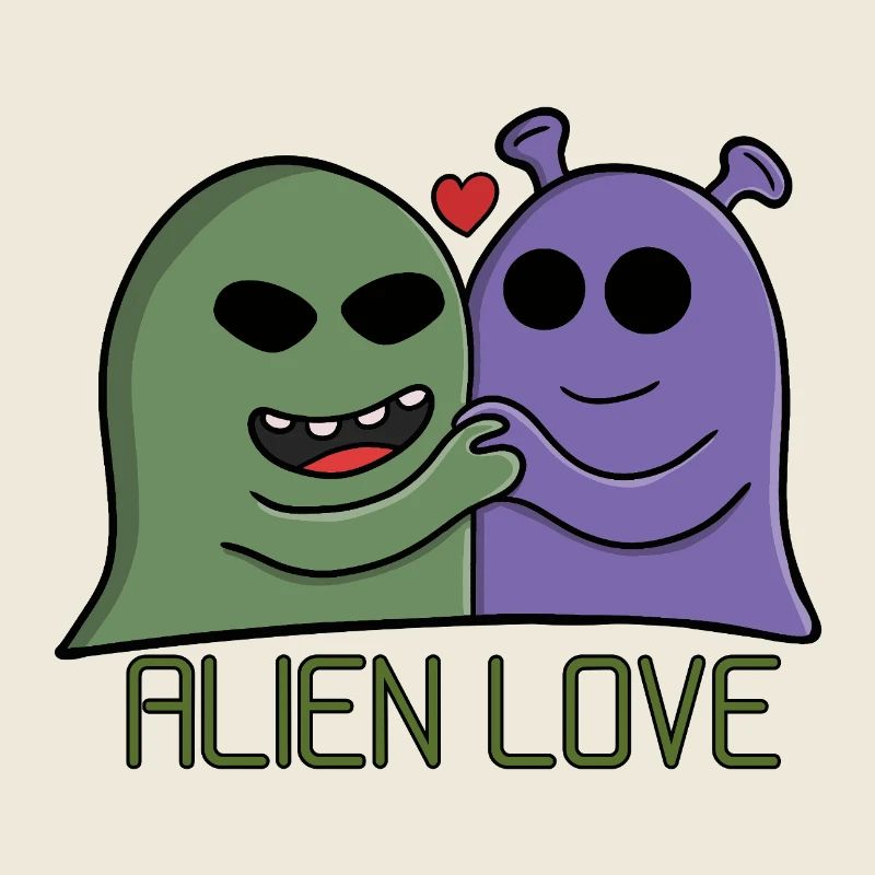 Duo d’amour extraterrestre