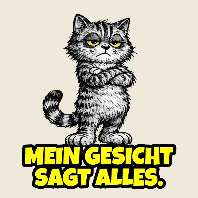 Mon visage en dit long. – Chef Chat (Grumpy)