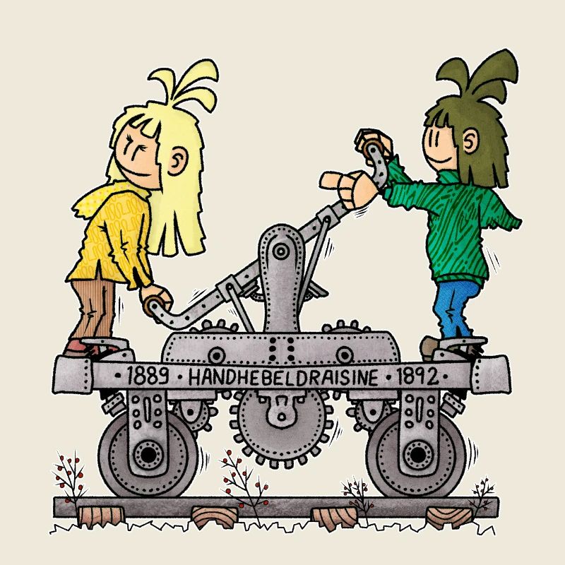 Rona & Quinn – le tramway à levier manuel /