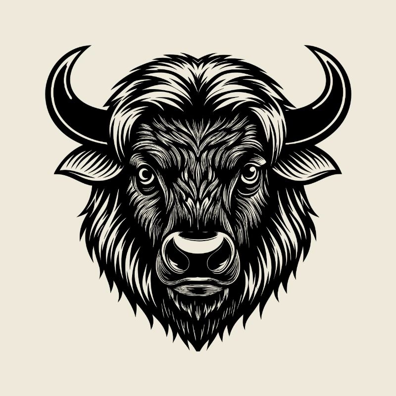 Bisonkopf