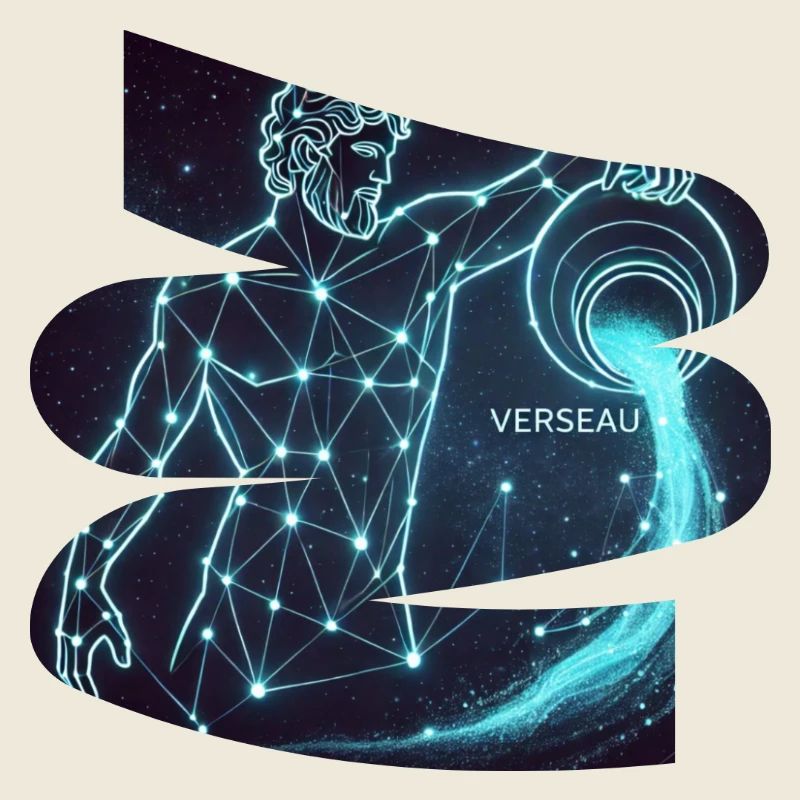 Wassermann-T-Shirt – Sternzeichen des Sternbildes