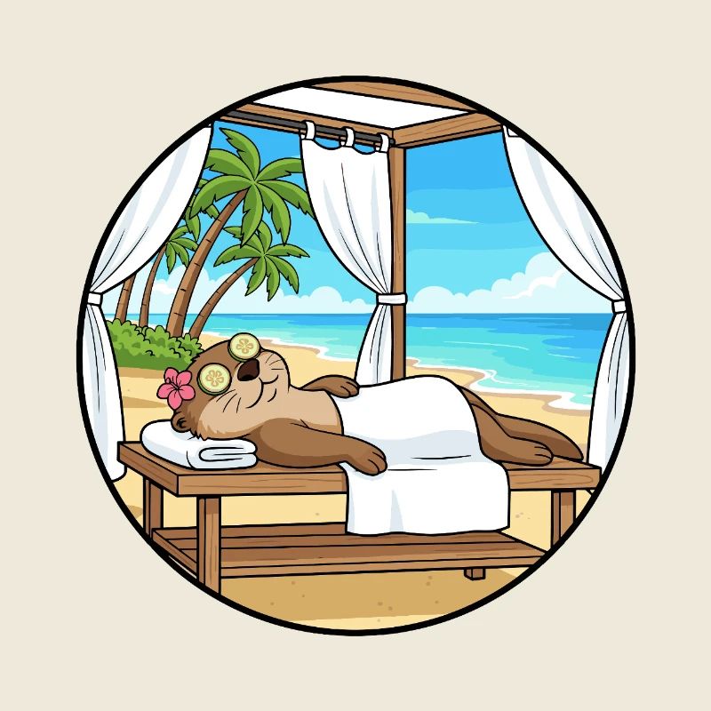 Spa de plage Loutre Art relaxant