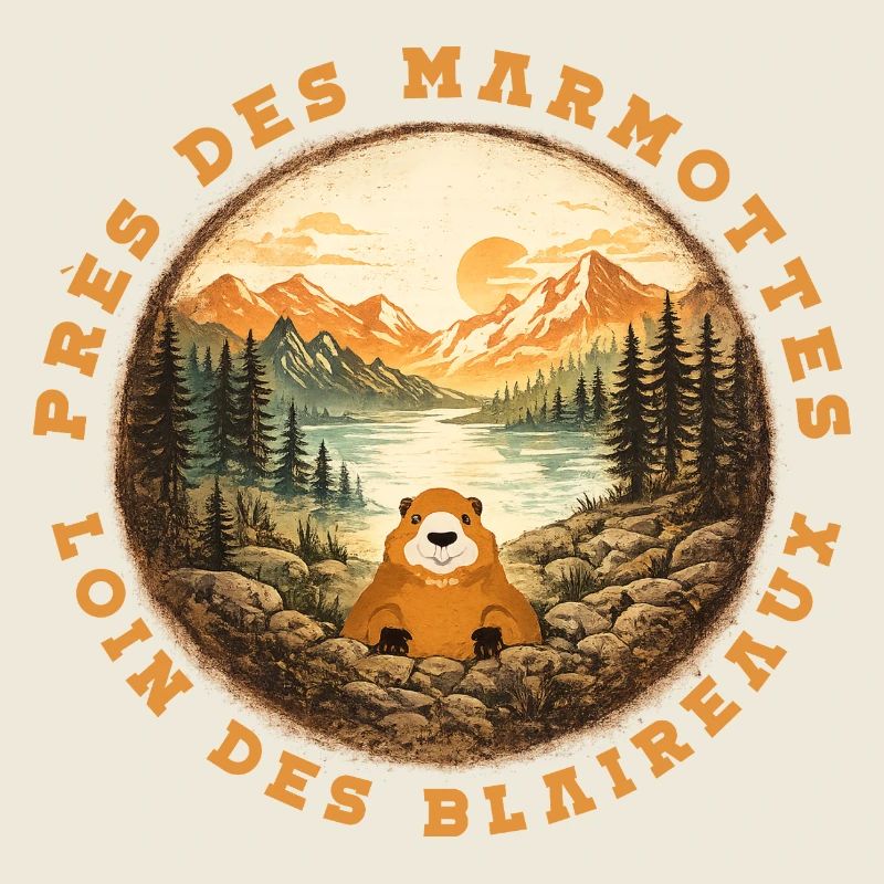 Murmeltier der Alpen