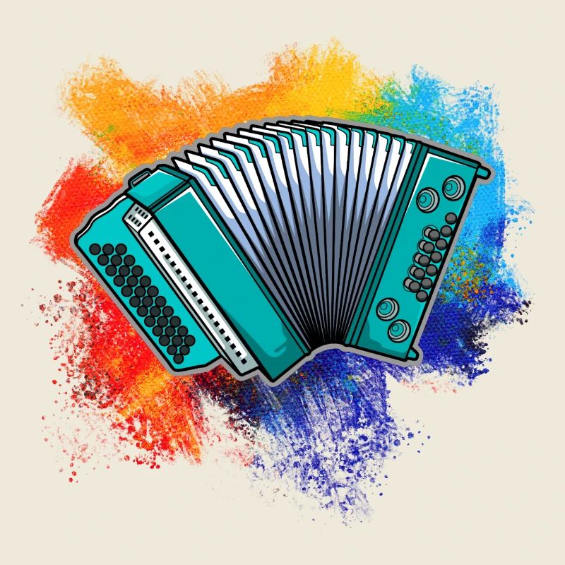 Colorful squeezebox