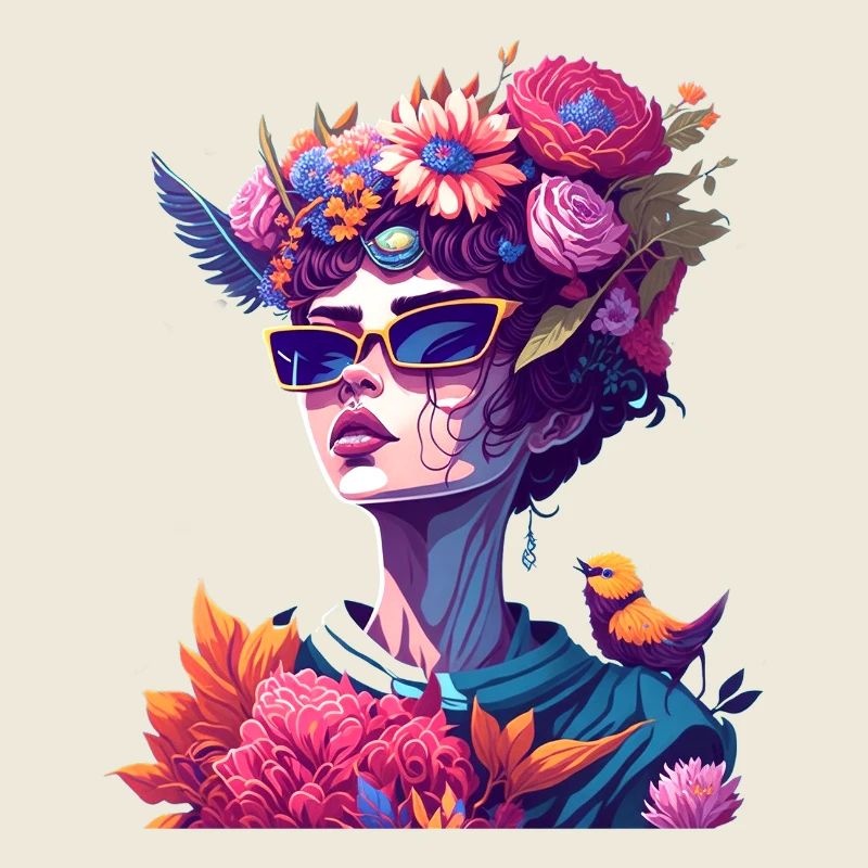 Reine des Fleurs en néon