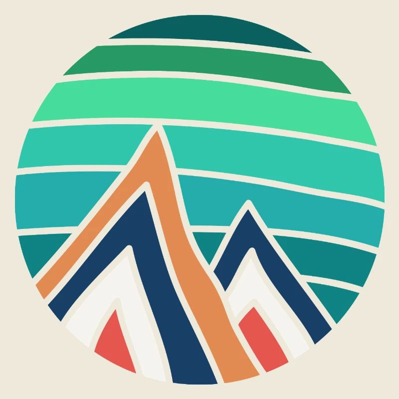 Turquoise Circle Mountains