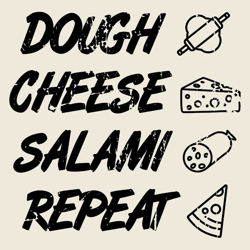 Pâte fromage Salami Répéter